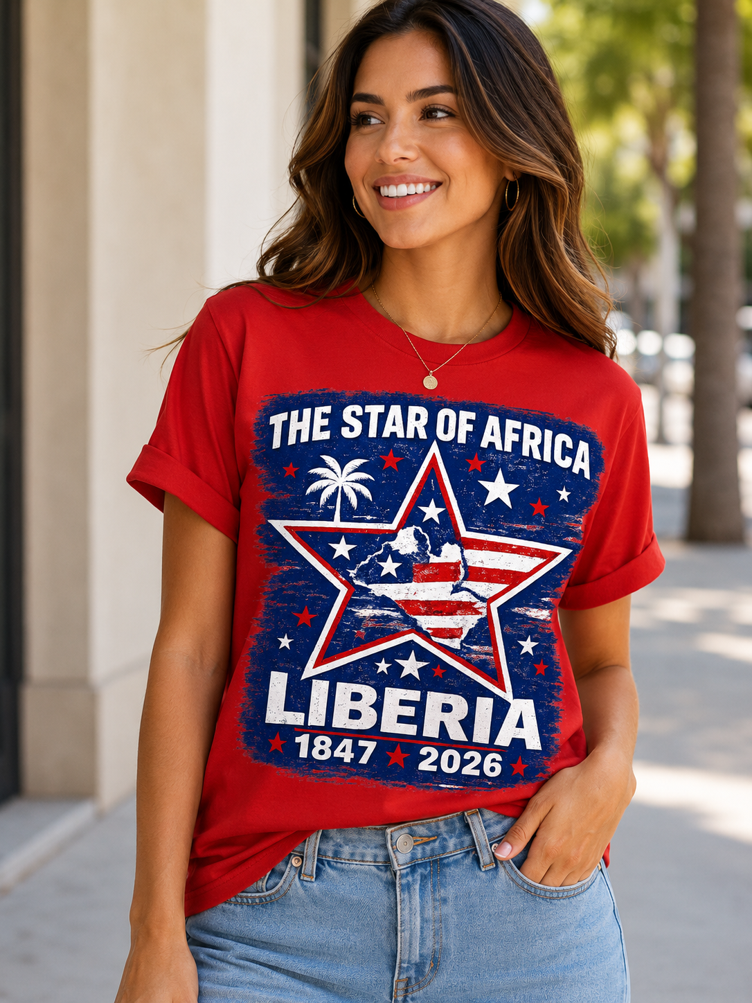 Star of Africa Liberia Shirt