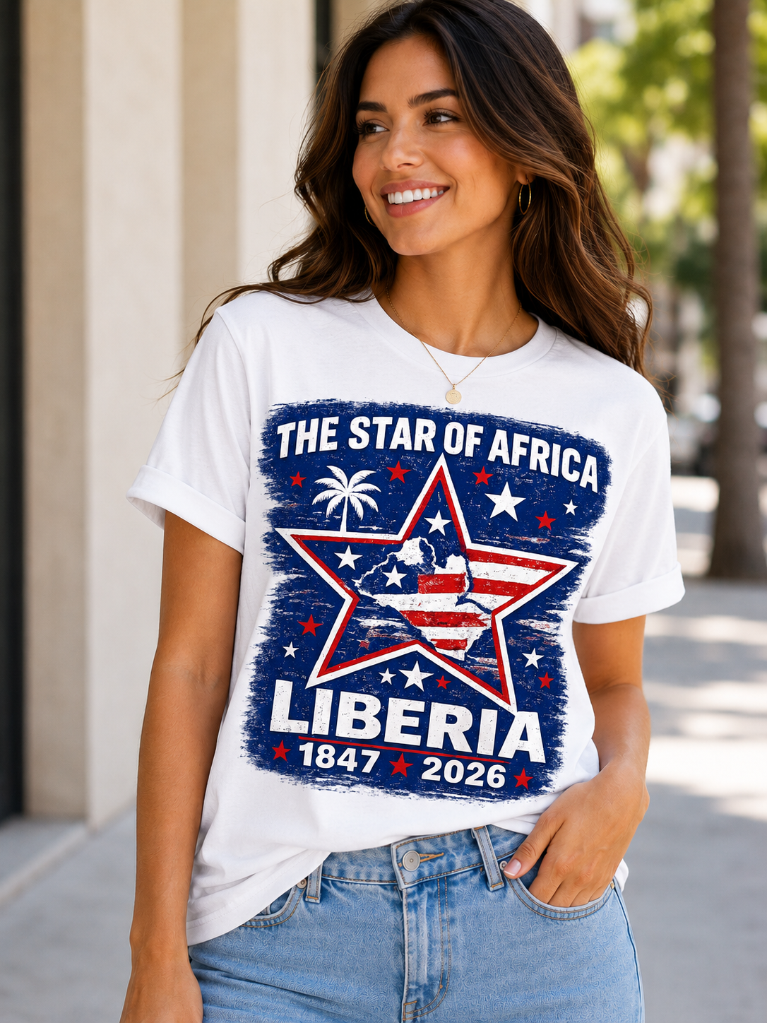 Star of Africa Liberia Shirt